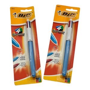 BIC 4 color pens Set of 2 New In Package